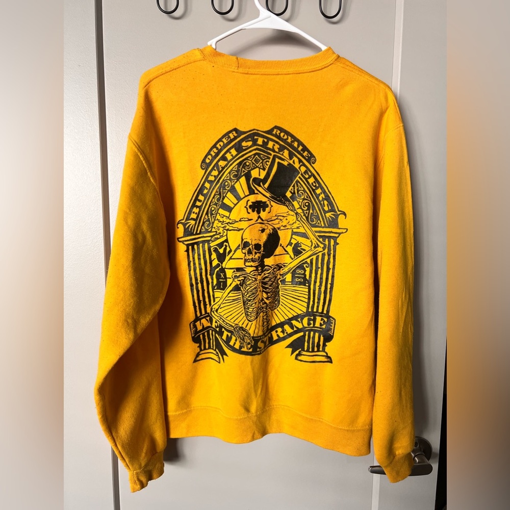 Yellow crew neck